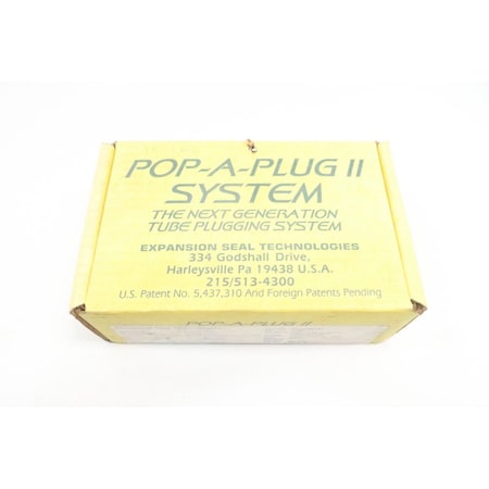 Pop-A-Plug Ii Kit 0.5/0.501In Heat Exchanger Parts And Accessory